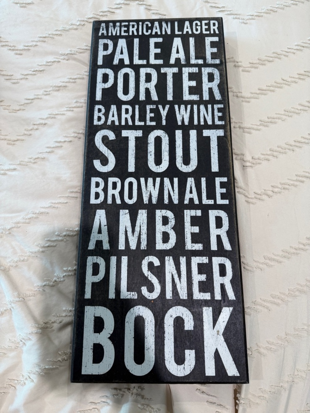 PRIMITIVES BY KATHY PHILLIPS Wooden Beer Sign